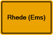 Grundbuchauszug Rhede (Ems)